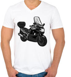 printfashion bmw1 - Férfi V-nyakú póló - Fehér (2892617)
