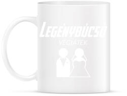 printfashion Legénybúcsú végjáték - Bögre - Fehér (7611304)
