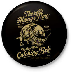 printfashion Még egy fogás - Kitűző, hűtőmágnes - Fekete (3095262)