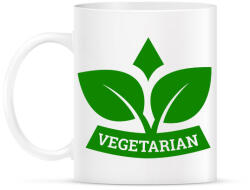 printfashion Vegetarian - Bögre - Fehér (2399001)