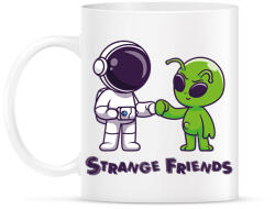 printfashion Strange Friends - Bögre - Fehér (6673597)