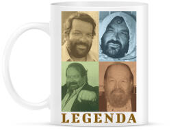 printfashion Bud Spencer legenda - Bögre - Fehér (9829444)