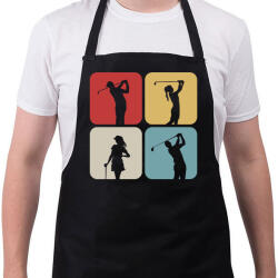 printfashion Golfozók - Kötény - Fekete (15844567)