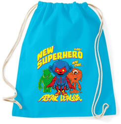 printfashion Szuperhős - Sportzsák, Tornazsák - Surf blue (200006)