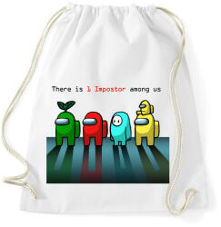 printfashion Among us There is one impostor - Sportzsák, Tornazsák - Fehér (4189071)