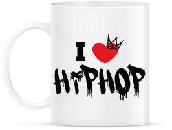 printfashion I love hiphop (black) - Bögre - Fehér (7515043)