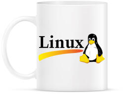 printfashion Linux is the best! - Bögre - Fehér (14760370)