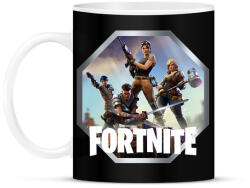 printfashion Fortnite - Ikon Logó - Bögre - Fekete (1152195)