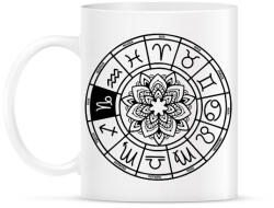 printfashion horoszkóp bak fekete - Bögre - Fehér (12669950)