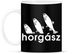 printfashion Horgász - Bögre - Fekete (4953441)