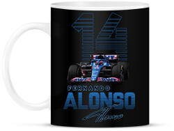 printfashion Fernando Alonso - Bögre - Fekete (11971410)