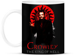 printfashion CROWLEY-KING OF HELL - Bögre - Fekete (2823482)