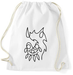 printfashion Princess Mononoke - Sportzsák, Tornazsák - Fehér (10807325)