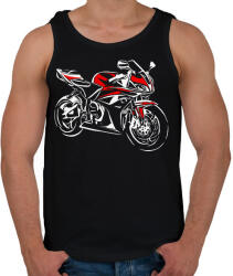 printfashion cbr600rr pirosfehér - Férfi atléta - Fekete (2896288)