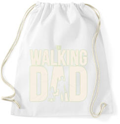 printfashion The walking dad - Sportzsák, Tornazsák - Fehér (4628559)