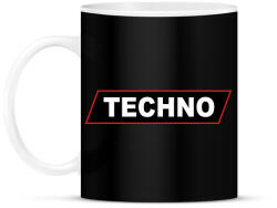 printfashion Techno - Bögre - Fekete (2611752)