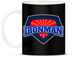 printfashion IRONMAN - Bögre - Fekete (9539196)