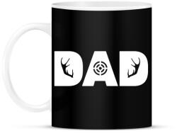 printfashion Hunter Dad - Bögre - Fekete (1640219)