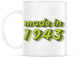 printfashion made-in-1943-green-grey - Bögre - Fehér (790328)