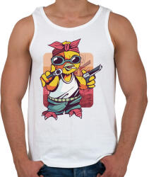 printfashion Gangster Canary_Rajztábla 1 - Férfi atléta - Fehér (4307137)