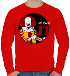 printfashion Szeretem Az - Férfi pulóver - Piros (2257748)