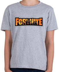printfashion Fortnite season8 - Gyerek póló - Sport szürke (4289280)