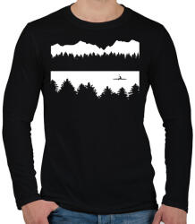printfashion Kayak - Férfi hosszú ujjú póló - Fekete (15914146)