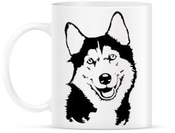 printfashion husky - Bögre - Fehér (14616137)