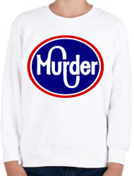 printfashion Murder - Gyerek pulóver - Fehér (2264884)