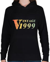 printfashion 1999 - Női kapucnis pulóver - Fekete (12099031)