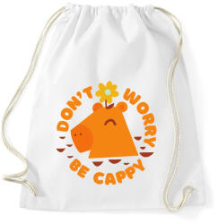 printfashion Don't worry be Cappy! - Sportzsák, Tornazsák - Fehér (13757235)