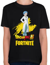 printfashion Bulma - Fortnite - Gyerek póló - Fekete (8256694)
