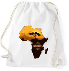 printfashion Afrika Térkép - Sportzsák, Tornazsák - Fehér (2403911)