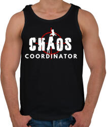 printfashion CHAOS COORDINATOR - Férfi atléta - Fekete (1986195)