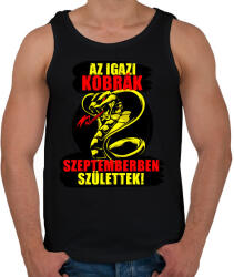 printfashion Szeptemberi Kobra - Férfi atléta - Fekete (6050163)