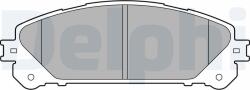 DELPHI set placute frana, frana disc DELPHI LP2201 - automobilus - 234,30 RON