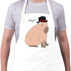 printfashion Mr. Capybara - Kötény - Fehér (13864852)