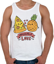 printfashion Lehetetlen szerelem - Férfi atléta - Fehér (11884076)