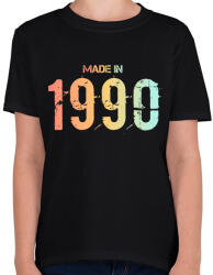 printfashion 1990 - Gyerek póló - Fekete (6229417)