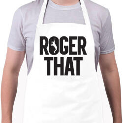 printfashion Roger That? - Kötény - Fehér (4911351)
