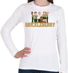 printfashion Brickleberry - Női hosszú ujjú póló - Fehér (2032510)