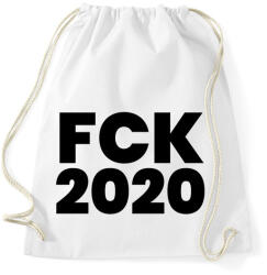 printfashion Fuck 2020 - Sportzsák, Tornazsák - Fehér (3704921)