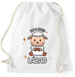 printfashion Edd a saját lábad - Sportzsák, Tornazsák - Fehér (8151085)