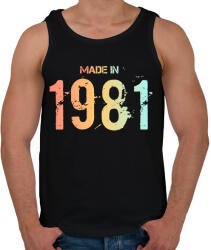printfashion 1981 - Férfi atléta - Fekete (6226649)