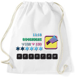 printfashion Hesoyam - Sportzsák, Tornazsák - Fehér (1955667)