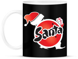 printfashion fanta santa - Bögre - Fekete (15052942)