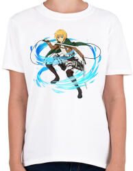 printfashion Armin Arlert - Gyerek póló - Fehér (14061227)