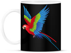 printfashion Papagáj - Bögre - Fekete (4988852)