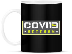 printfashion Covid veteran - Bögre - Fekete (2811779)