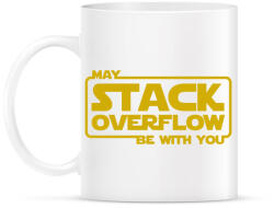 printfashion A Stack Overflow legyen veled - Bögre - Fehér (3921300)